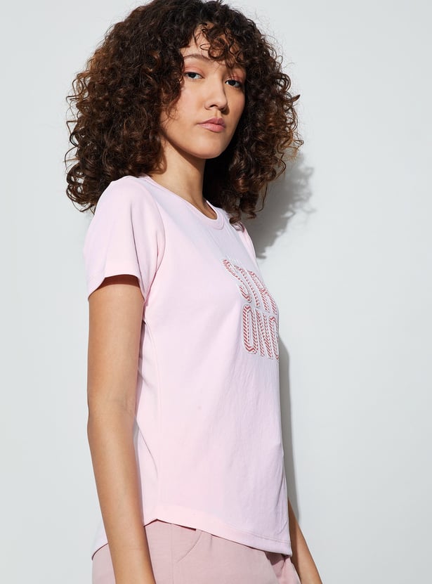 FAME FOREVER ACTIVE Graphic Print T-shirt