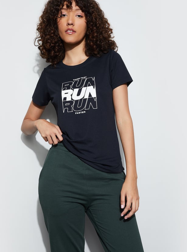 FAME FOREVER ACTIVE Printed T-shirt
