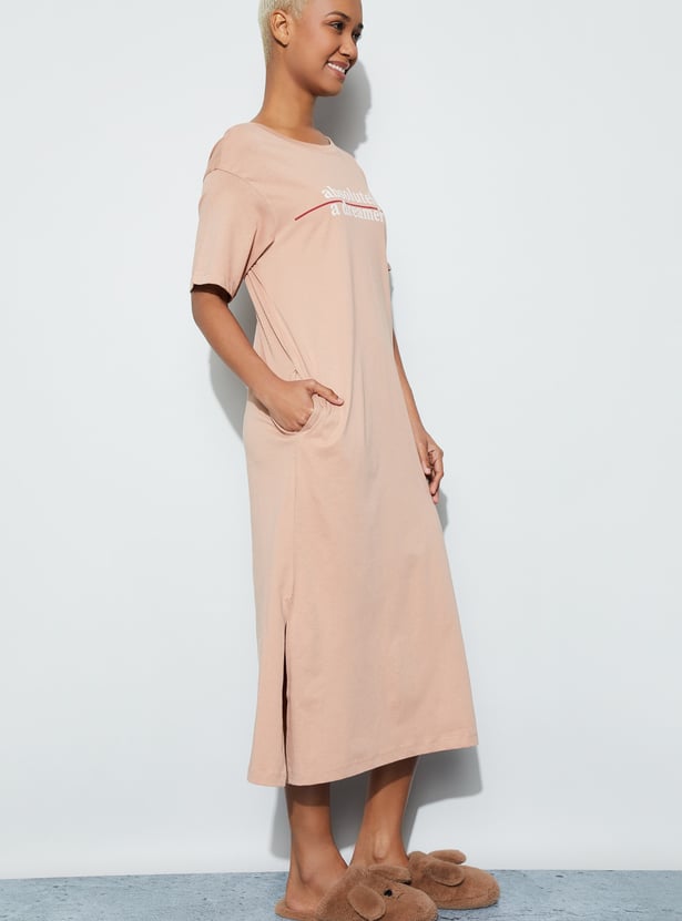 GINGER Printed Lounge Night Dress