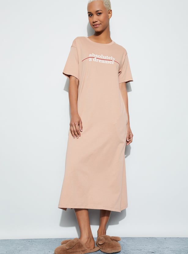 GINGER Printed Lounge Night Dress