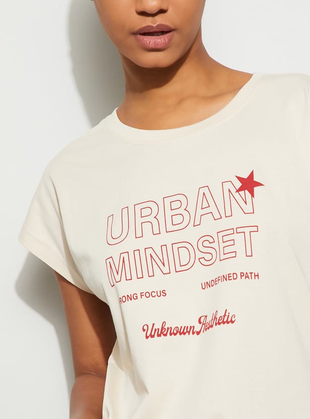 GINGER Printed Lounge T-shirt with Shorts