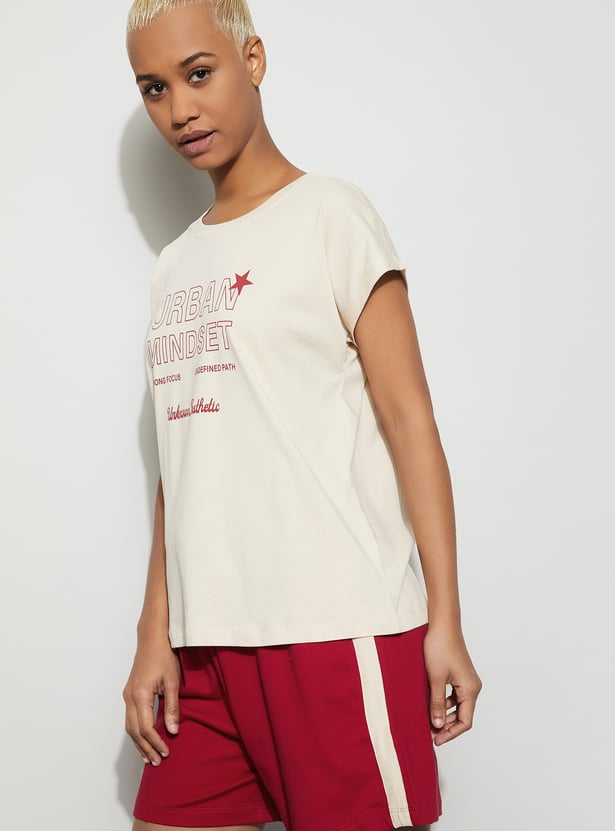 GINGER Printed Lounge T-shirt with Shorts