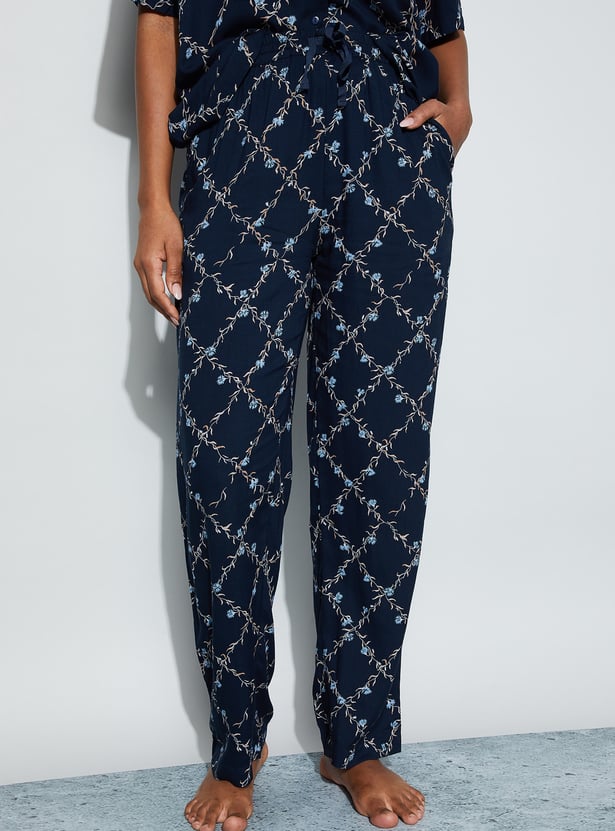 GINGER Floral Print Night Suit