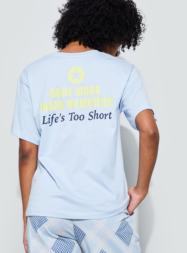 GINGER Printed Loungewear T-shirt