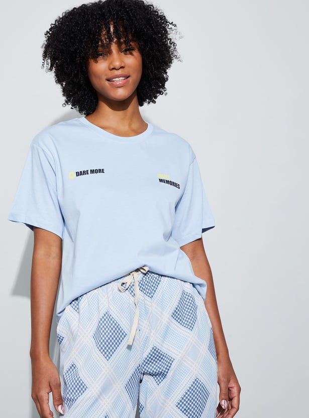 GINGER Printed Loungewear T-shirt
