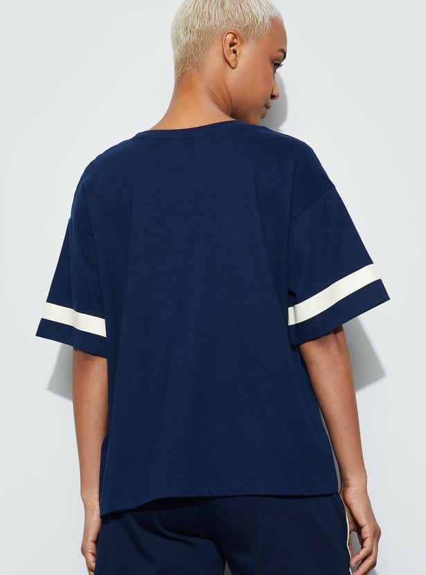 GINGER Puffed Print Lounge T-shirt