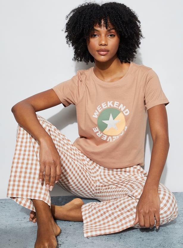 GINGER Printed Lounge T-shirt