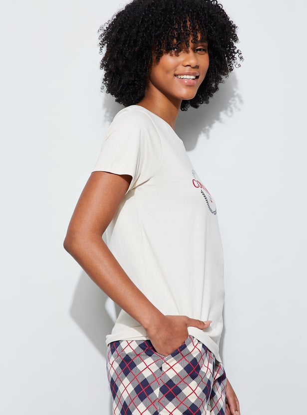 GINGER Printed Lounge T-shirt