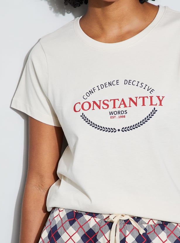 GINGER Printed Lounge T-shirt