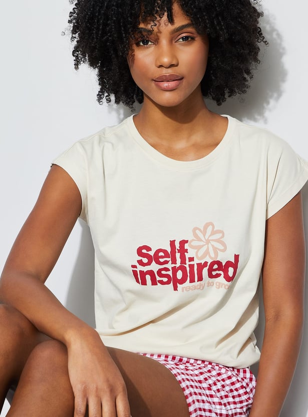 GINGER Printed Lounge T-shirt