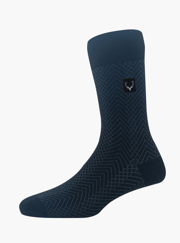 ALLEN SOLLY Patterned Calf Length Socks