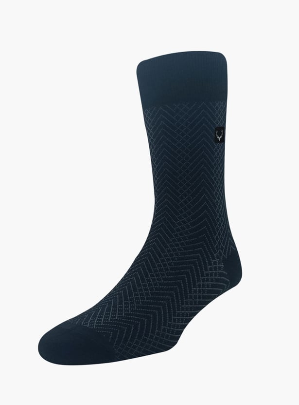 ALLEN SOLLY Patterned Calf Length Socks