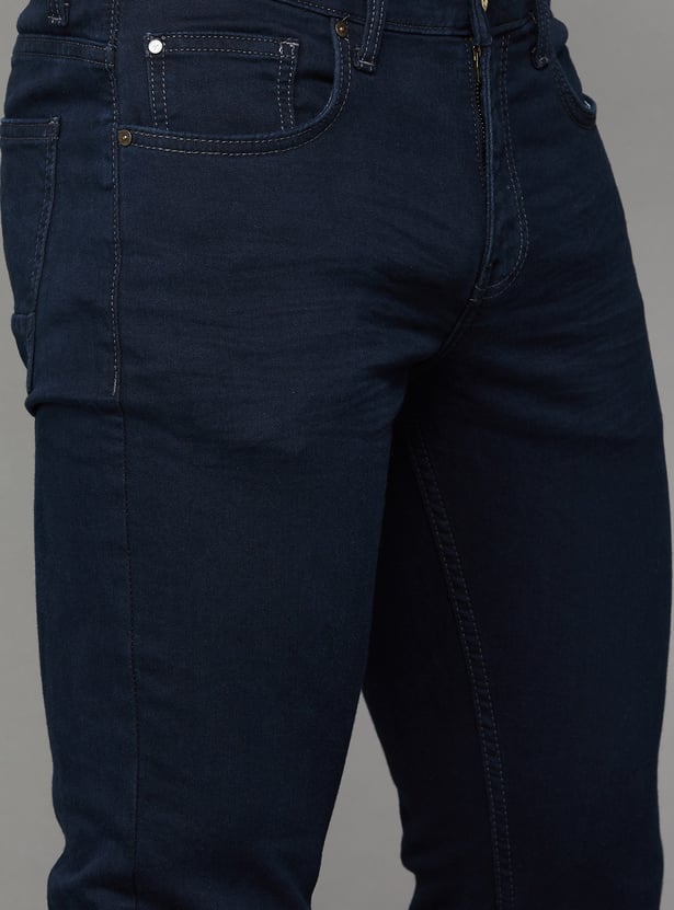 CELIO Darkwashed Slim Tapered Jeans
