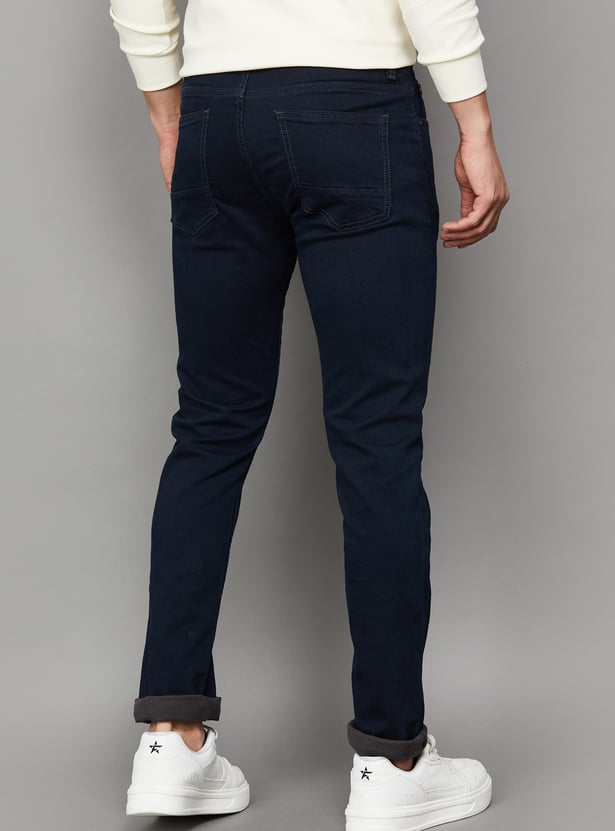 CELIO Darkwashed Slim Tapered Jeans