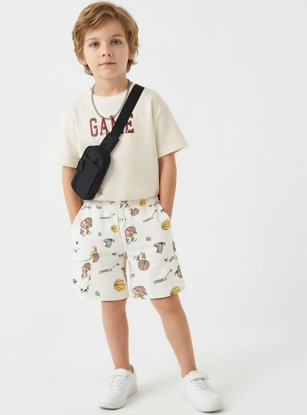 FAME FOREVER Boys Graphic Print Regular Shorts