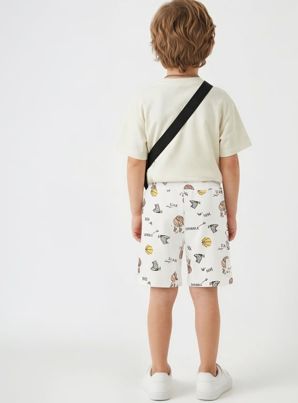 FAME FOREVER Boys Graphic Print Regular Shorts