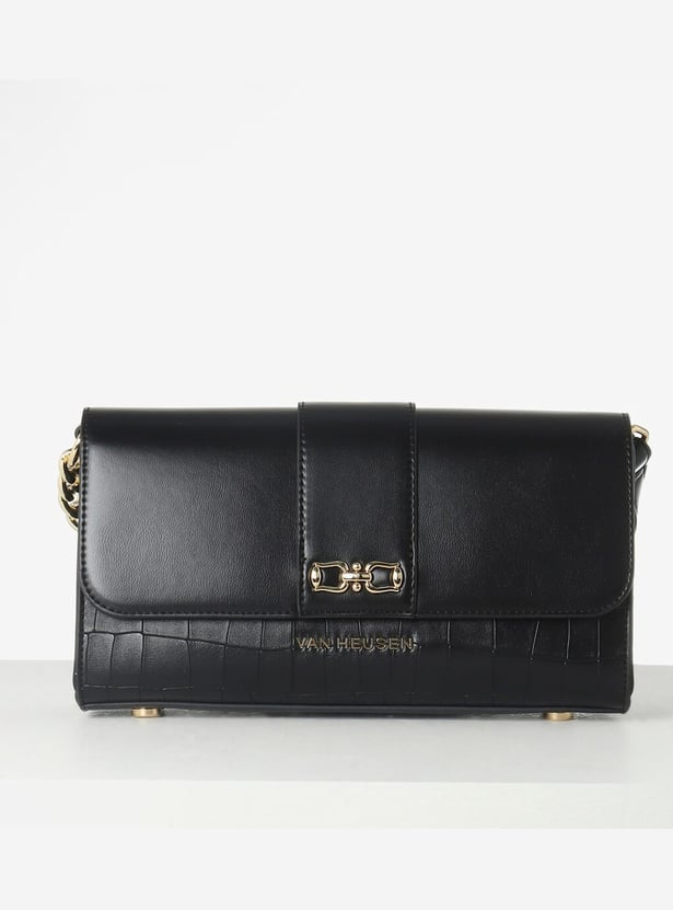 VAN HEUSEN Croc Embossed Shoulder Bag