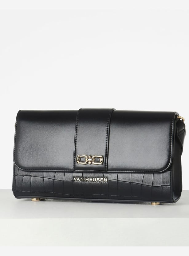 VAN HEUSEN Croc Embossed Shoulder Bag
