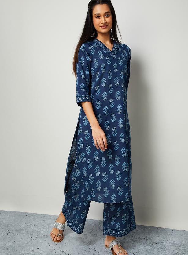 MELANGE Ethnic Motif Kurta Set