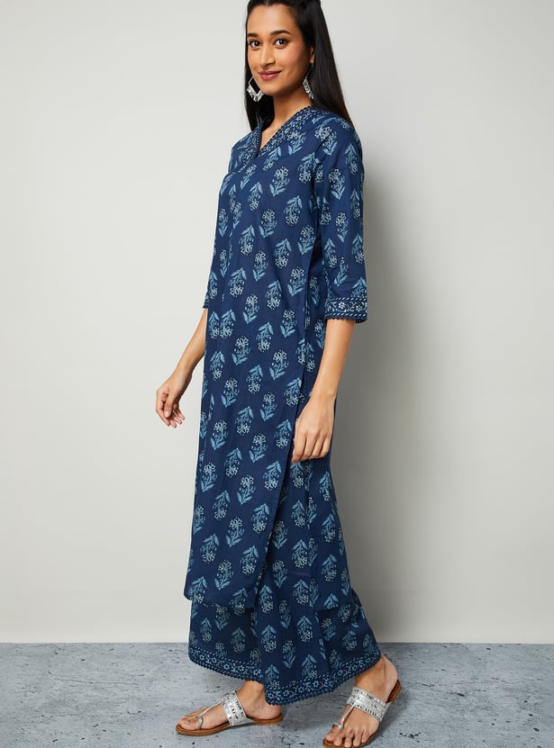 MELANGE Ethnic Motif Kurta Set