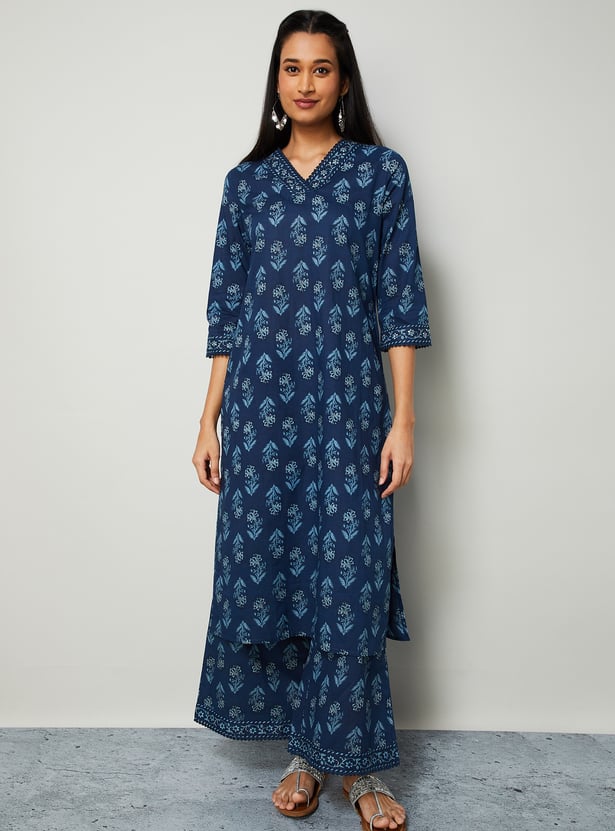 MELANGE Ethnic Motif Kurta Set