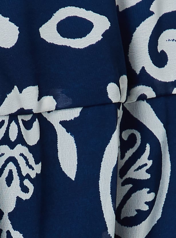 COLOUR ME Ethnic Motif Shirt Dress
