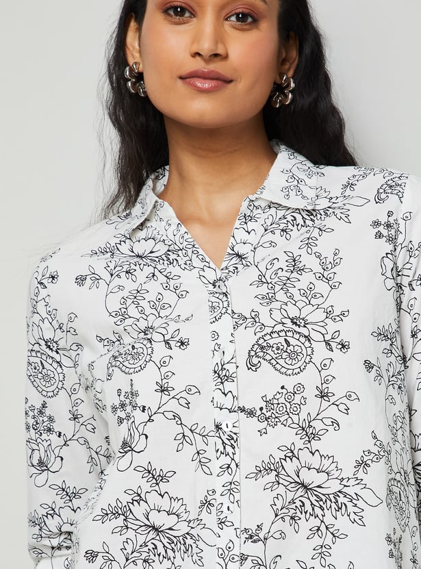 COLOUR ME Floral Print Top