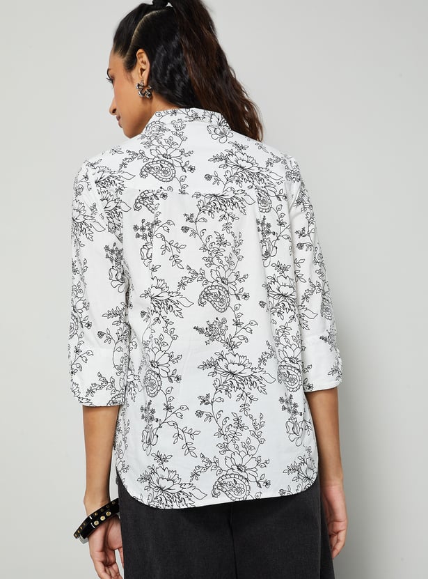 COLOUR ME Floral Print Top