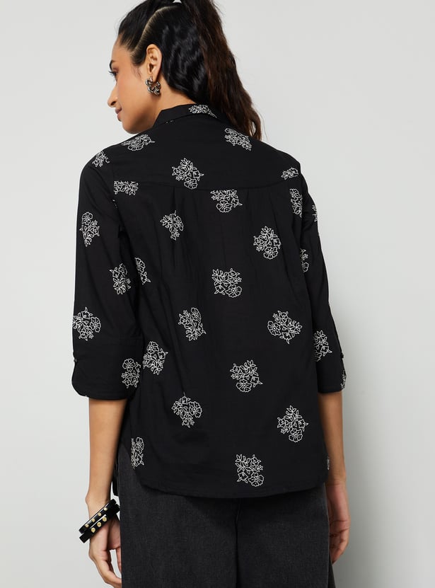 COLOUR ME Floral Print Shirt