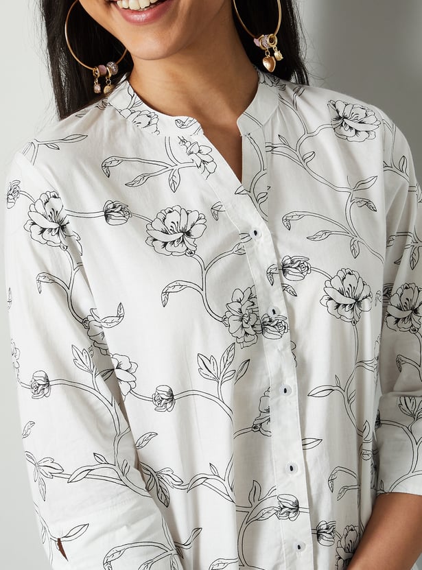 COLOUR ME Floral Print Top