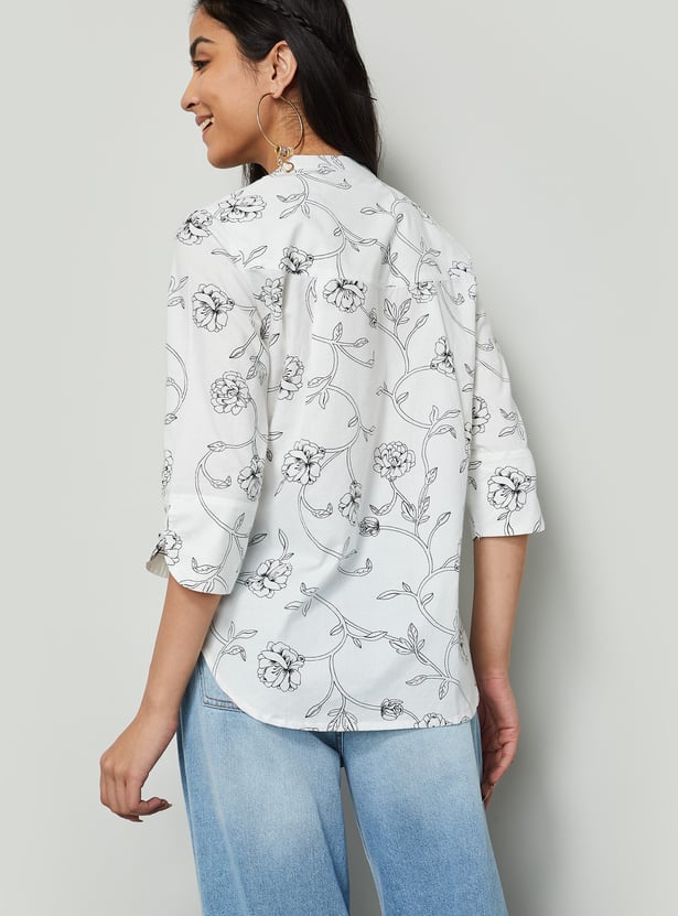 COLOUR ME Floral Print Top