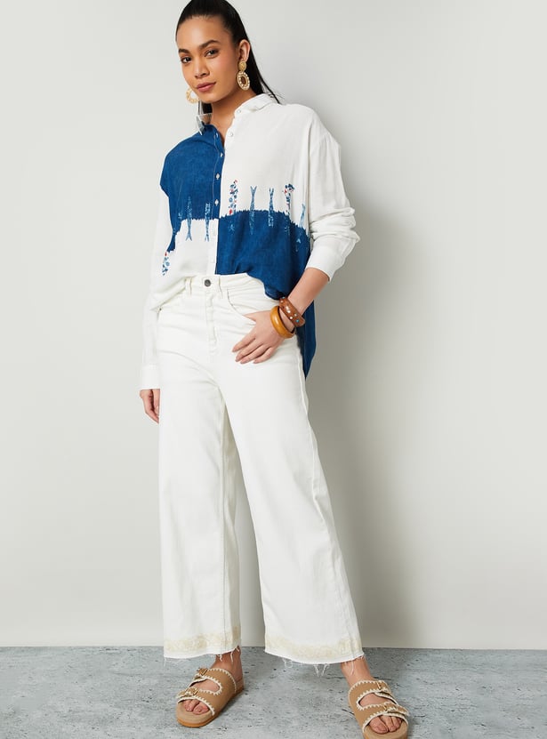 COLOUR ME Colourblock Shirt