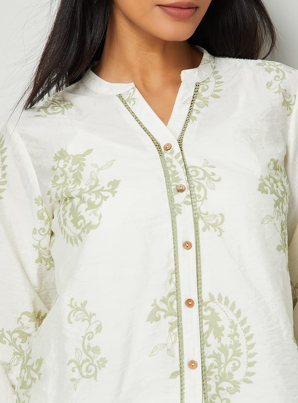 COLOUR ME Printed Top with Camisole