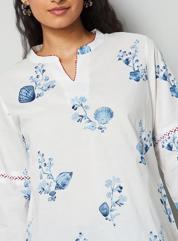 COLOUR ME Floral Print Top