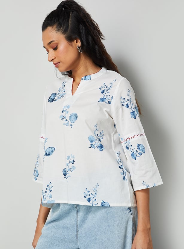 COLOUR ME Floral Print Top