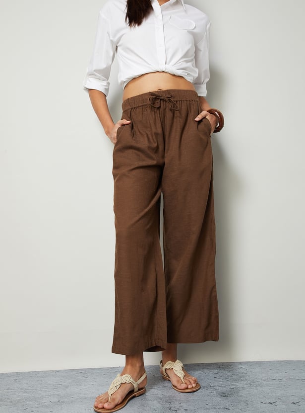 COLOUR ME Solid Palazzos