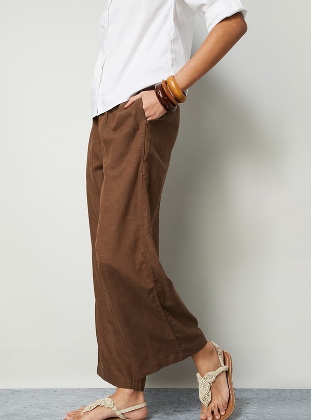 COLOUR ME Solid Palazzos