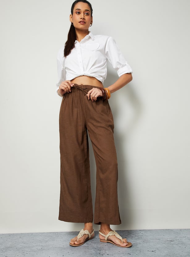 COLOUR ME Solid Palazzos