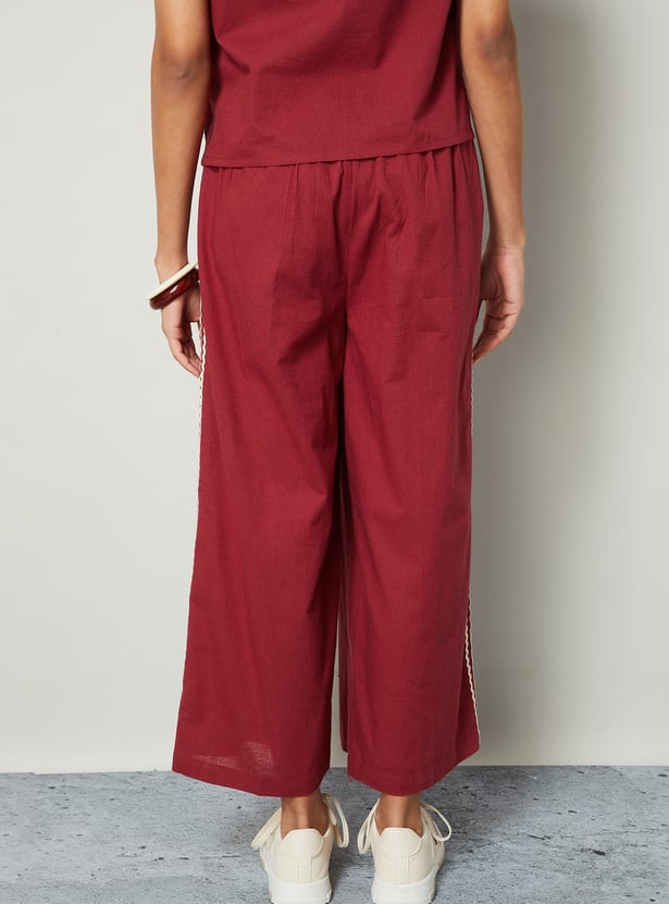 COLOUR ME Lace Taped Palazzos