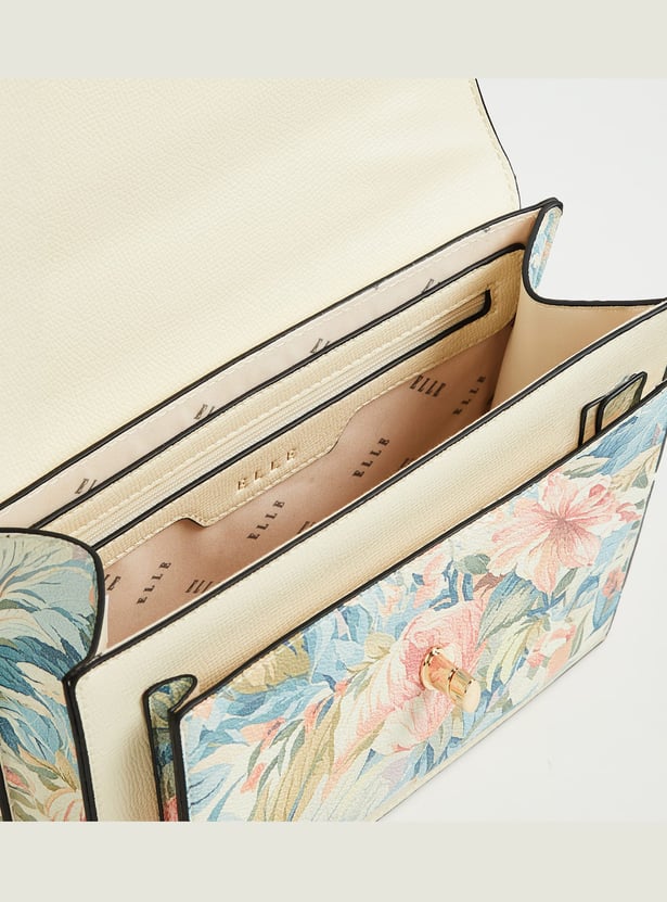 ELLE Floral Print Sling Bag
