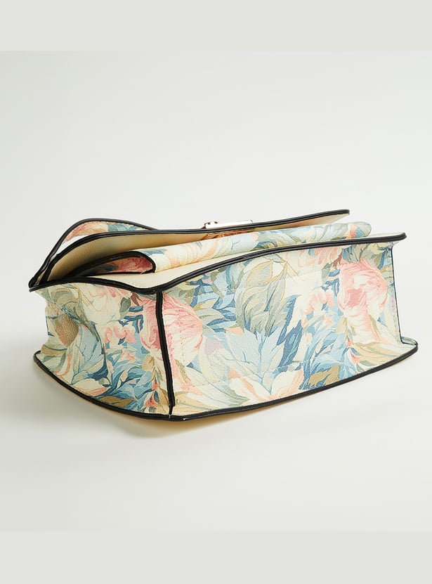 ELLE Floral Print Sling Bag