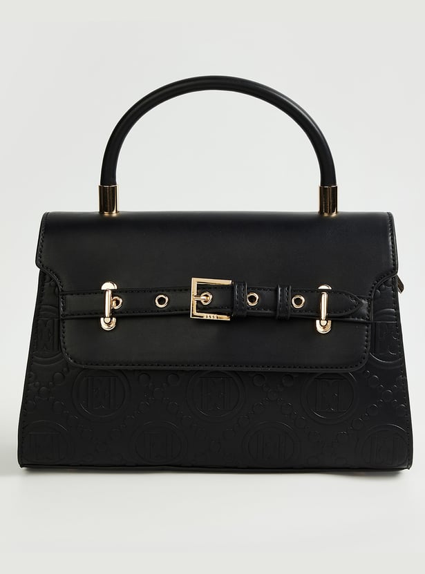 ELLE Embossed Handheld Bag