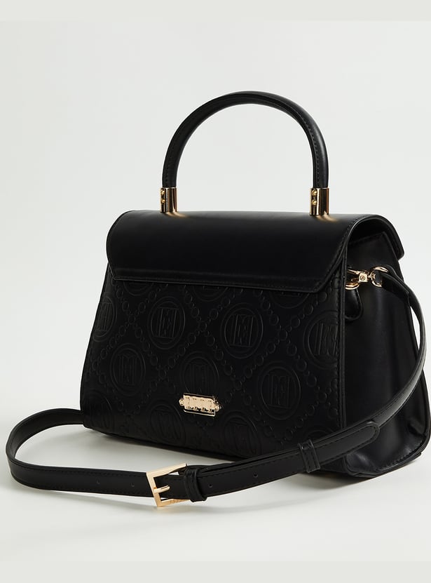 ELLE Embossed Handheld Bag