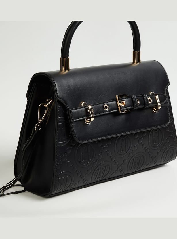 ELLE Embossed Handheld Bag