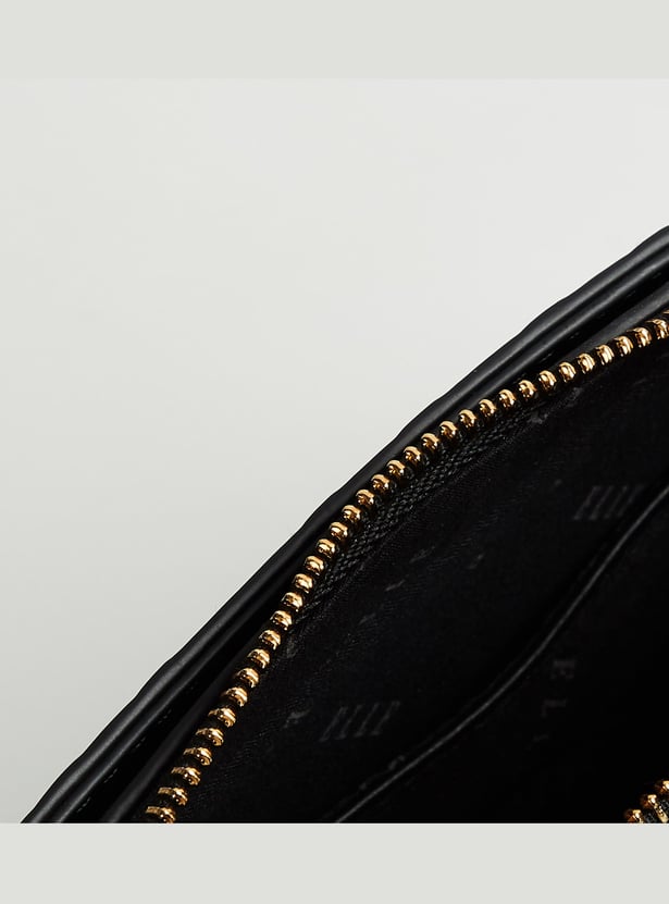 ELLE Embossed Handheld Bag