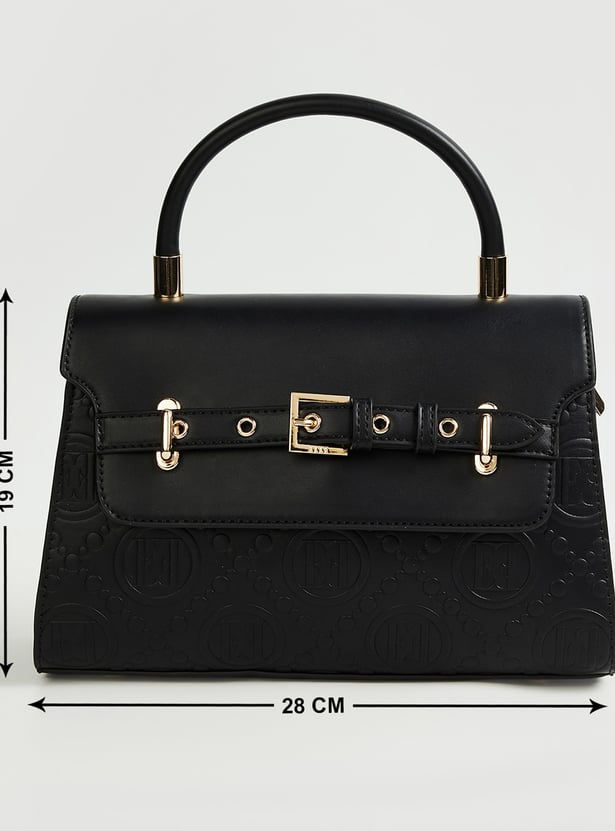 ELLE Embossed Handheld Bag