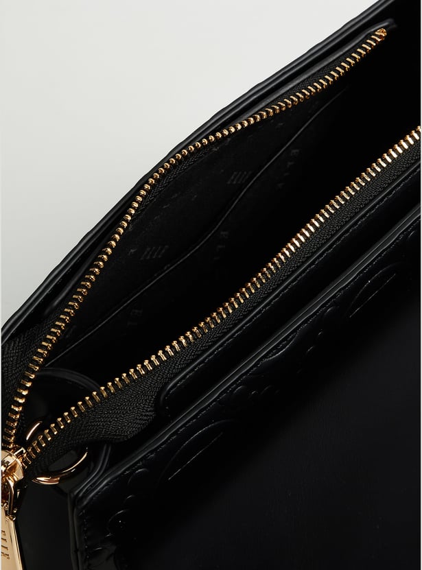 ELLE Embossed Handheld Bag