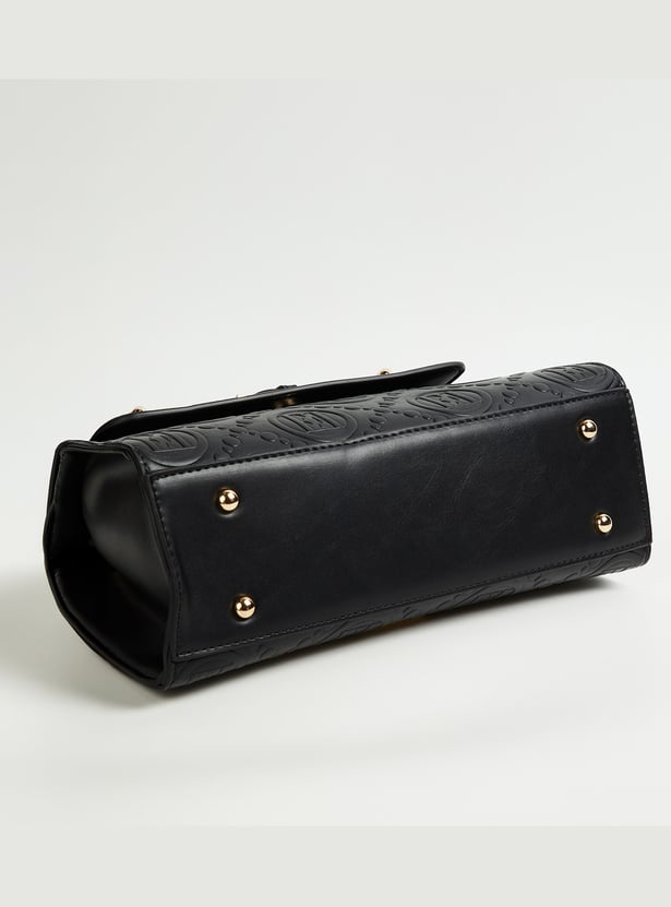 ELLE Embossed Handheld Bag