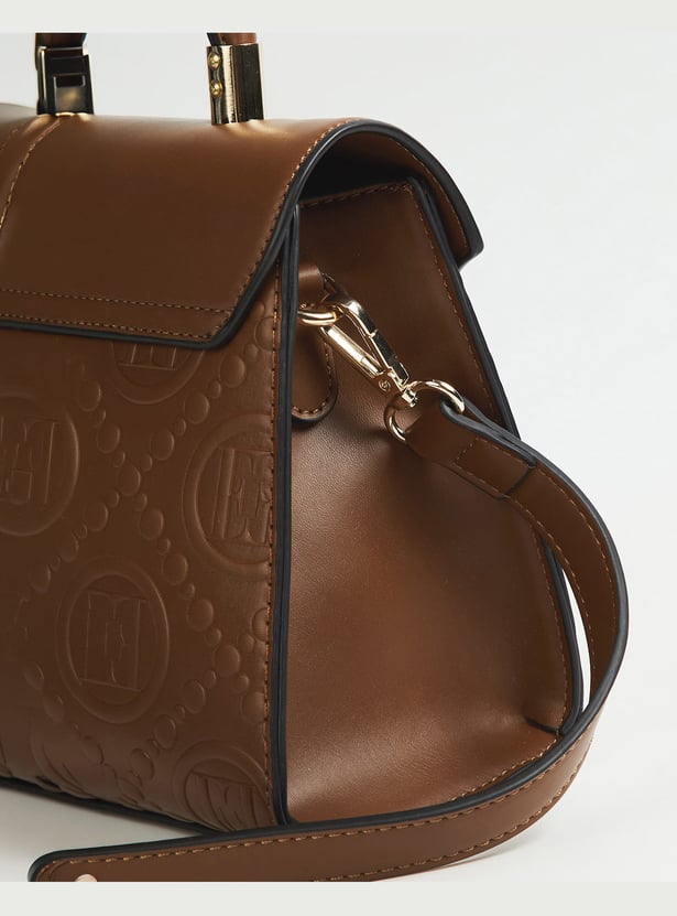 ELLE Embossed Handheld Bag
