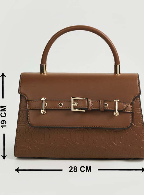ELLE Embossed Handheld Bag